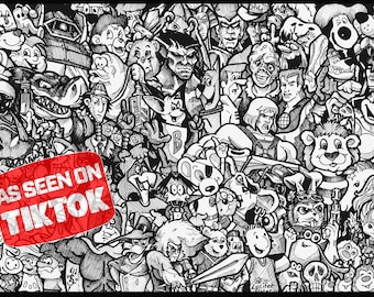 Retro Cartoon Artwork Prints