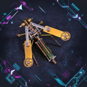 Kit modello 3D in metallo ape insetto meccanico steampunk, puzzle fai da te, calabrone, scultura steampunk, artigianato, ornamenti, regalo per lui