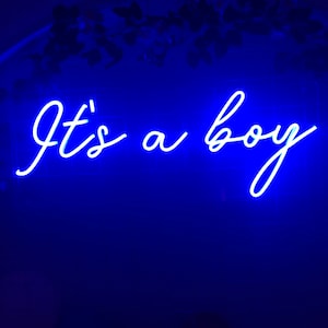 neon signs lights it&#39;s a boy Personalized customization LED name logo