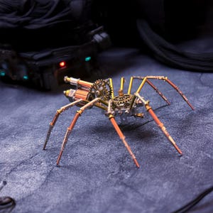 Spider 3D Metal Mechanical  Steampunk Insect  Model Kit  DIY Assembly Puzzle for Adults & Teens Creative STEM Project