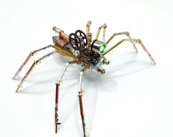 UpGLeuch – Rompecabezas 3D De Metal Mantis Con Luz, Maqueta Con Herramientas, Decoración De Escritorio Para Adultos