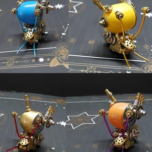 Steampunk Mechanical Insect Snail metal 3D DIY Assembly Puzzle Insect Home Decor Steampunk Sculpture  Ornament Christmas Gift Small Craft