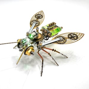 Steampunk Mechanische Insekt Biene Handgemachte 3D Ameise Modell Kit DIY Montage Puzzle Geburtstagsgeschenk Für Kinder Spinne Handwerk Verzierungen