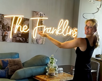 Custom Neon Sign | Neon Sign| Wedding Neon Sign | Led Neon Sign | Name Neon Sign | Neon Sign Wall Decor | Neon Sign Custom | Neon Light