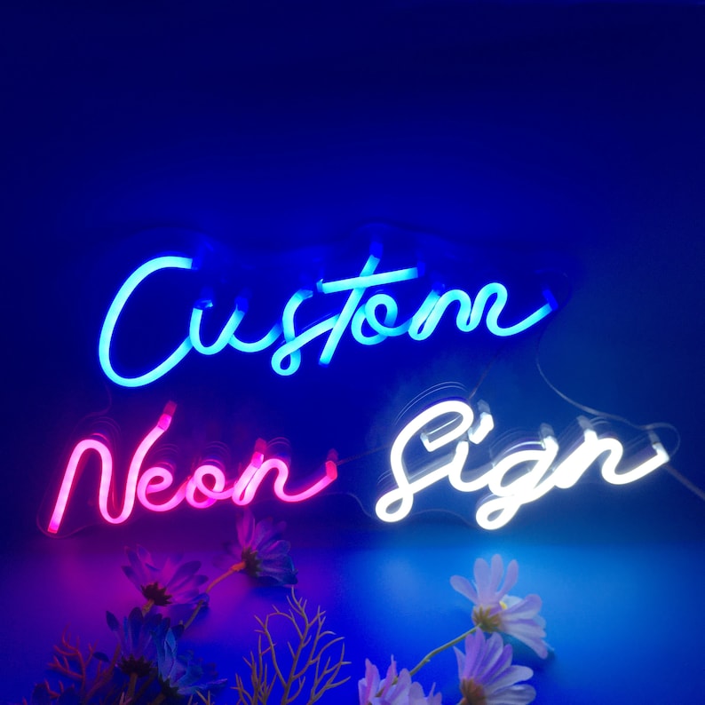Custom Neon Signs Wedding Neon Sign Neon Name Sign For Kids Neon Sign Art Neon Sign Aesthetic Neon Sign Bedroom Neon Sign Bar Neon Name Sign image 7