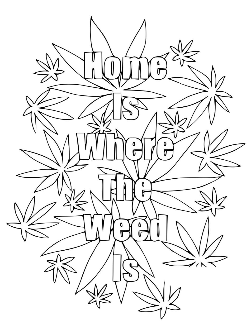stay trippy little hippy adult coloring book etsy
