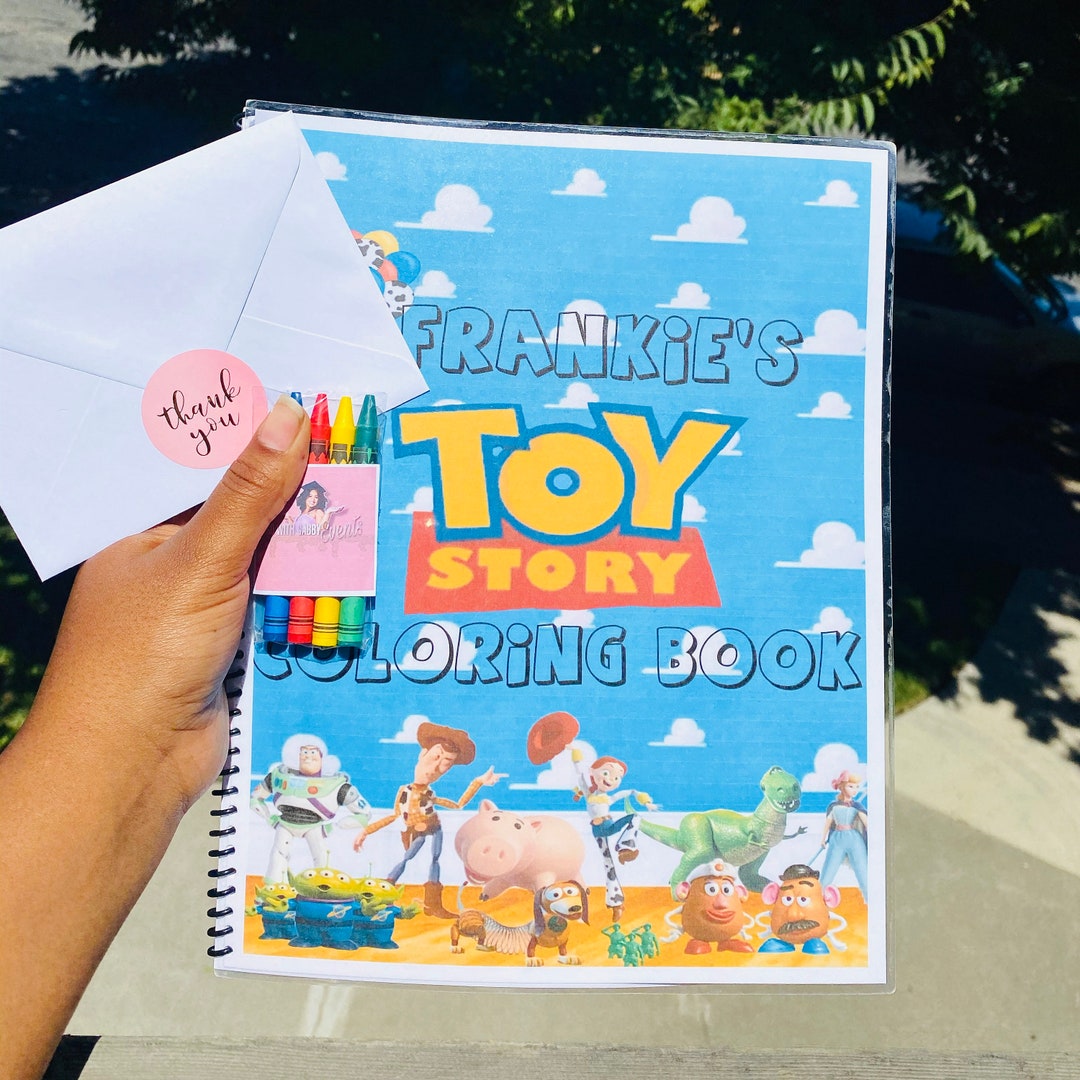 Toy Story Coloring Book *customizable* - Etsy