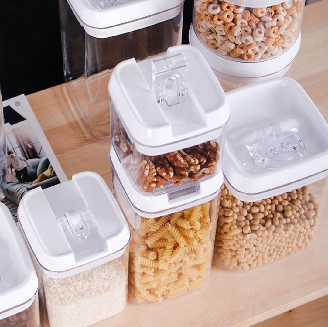 Airtight Food Storage Containers Set 12 pack BPA-Free Crystal Clear  Organization