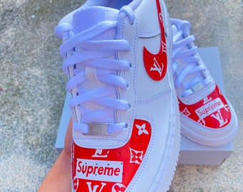 custom af1 supreme