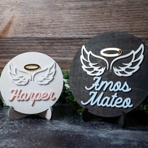 Infant Loss Memorial, Miscarriage Memorial, Stillbirth Memorial, Sympathy Gift, Baby Memorial, Baby Loss Keepsake, Angel Baby Sign