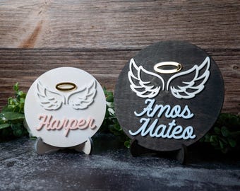 Infant Loss Memorial, Miscarriage Memorial, Stillbirth Memorial, Sympathy Gift, Baby Memorial, Baby Loss Keepsake, Angel Baby Sign