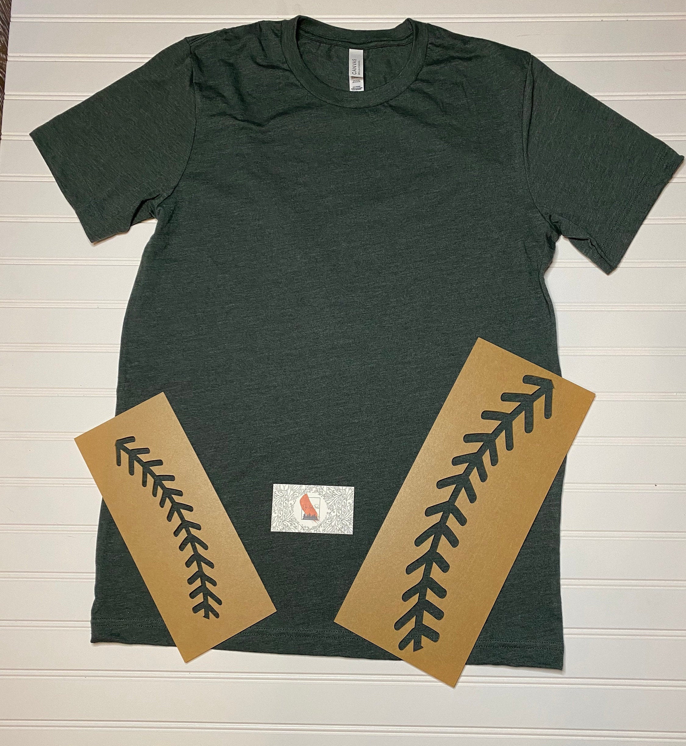 Baseball Stitch Acrylic Stencil, Bleaching Stencil, Baseball Stitchin…
