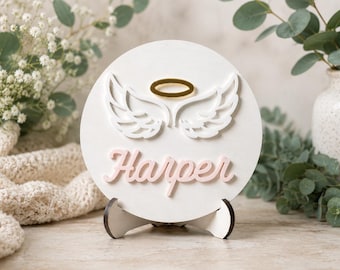 Angel Baby Memorial Sign | Miscarriage Gift | Angel Baby | Sympathy Gift | Pregnancy Loss Gift | Infant Loss | Baby Memorial | Loss of Baby