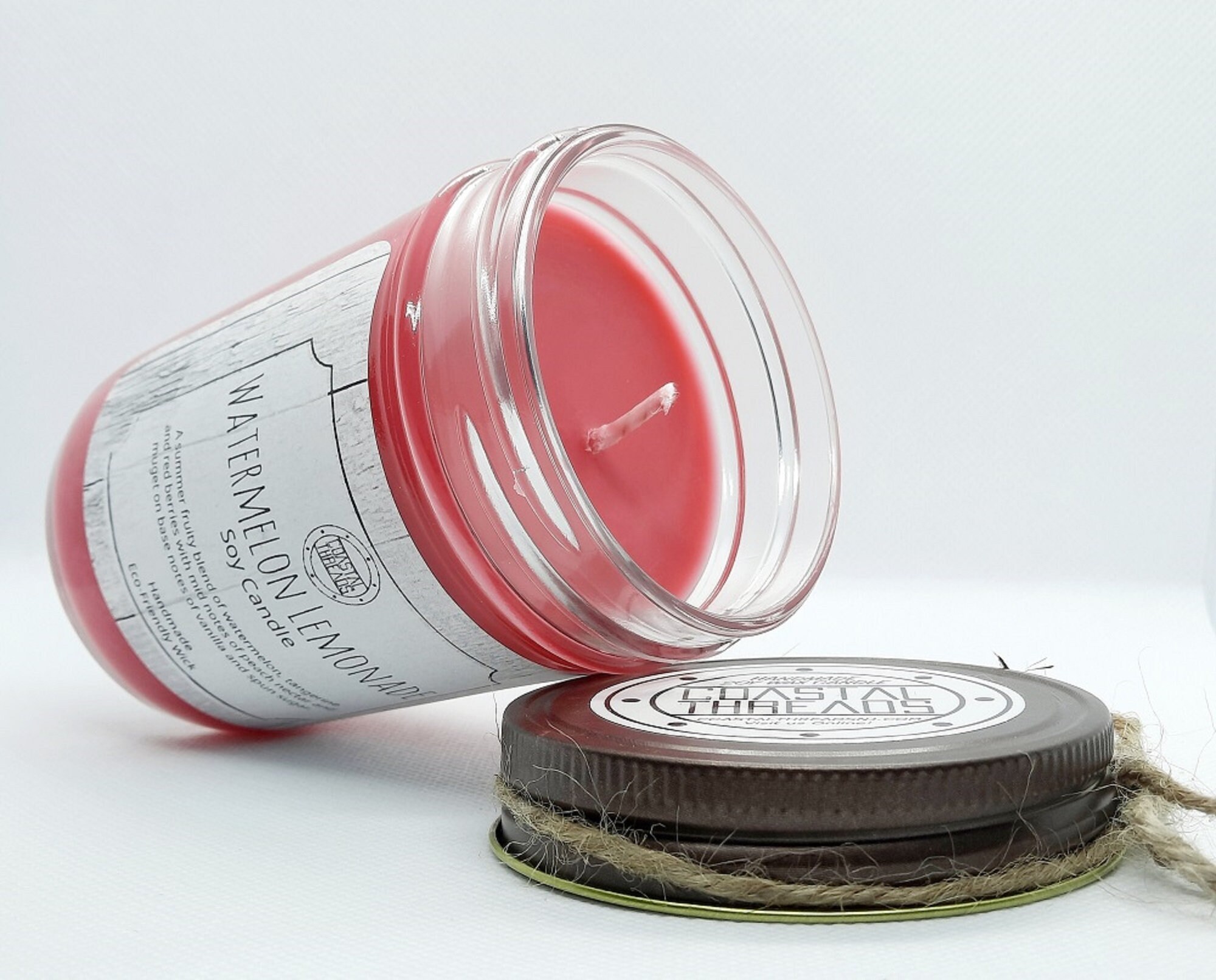 Bougie de Soja Senteur Pastèque Limonade