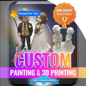 CUSTOM Painting Service - Miniature Painting, Commission Painting, Airbrush, Painted DnD Miniatures, 3D Printing Service, Custom Figurine