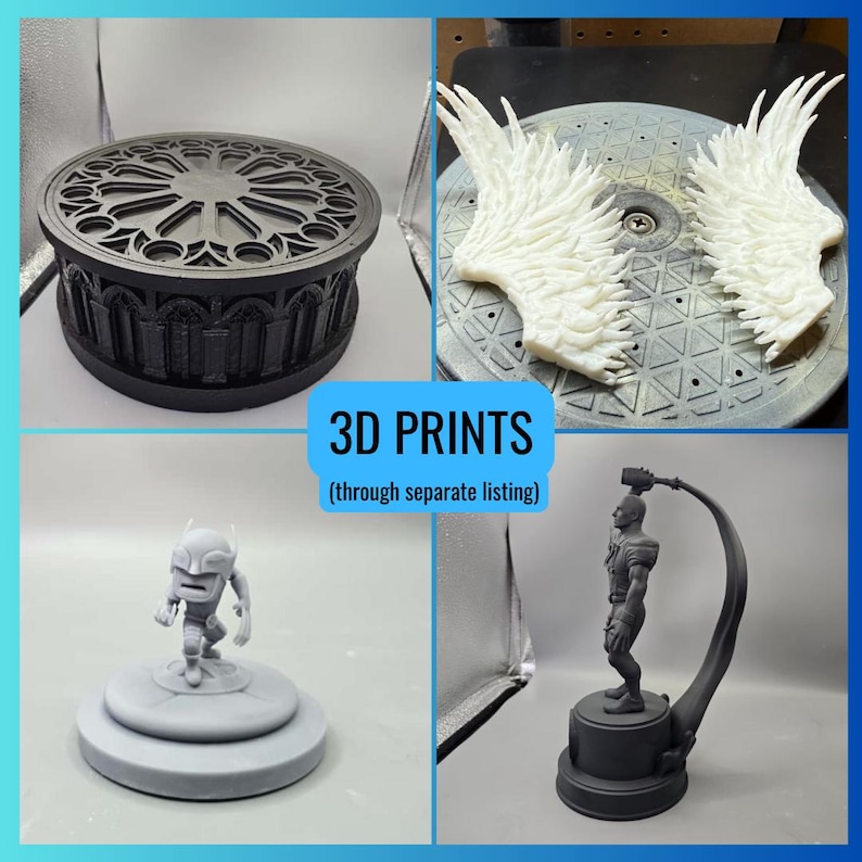 CUSTOM 3D Printed Projects, 3D Print Files Printing Service, 3D Printing, 3D Prints, 3D Print STL Files for 3D Printing, 3D Printed Toys. CUSTOM 3D Print Service, 3D Prints, 3D Printed, 3D Printing Service + Design. Custom 3D Printing & 3D Printer Service. FDM Prints SLA Prints. CUSTOM 3D Designer, Model Design + Print - 3D Designing, 3D Rendering, 3D Modeler & 3D Modeling Service, CAD, 3mf, stl, obj, Custom 3D Files. CUSTOM 3D Modeling Service + Print - 3D Designing, 3D Rendering, 3D Models, 3D