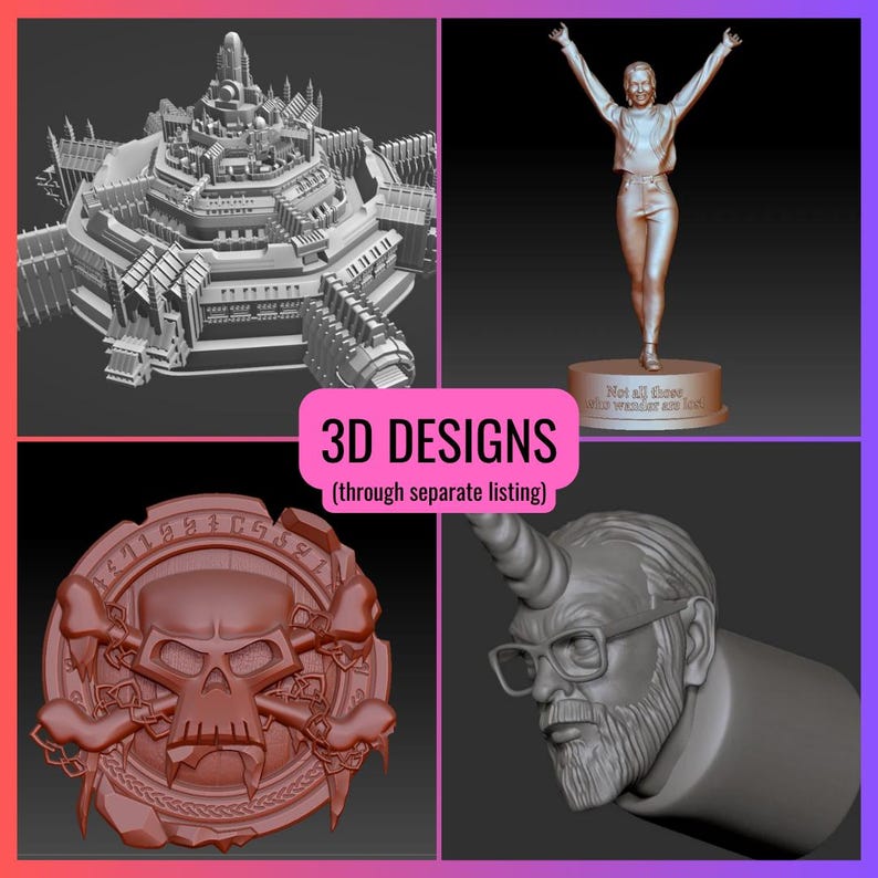 CUSTOM 3D Printed Projects, 3D Print Files Printing Service, 3D Printing, 3D Prints, 3D Print STL Files for 3D Printing, 3D Printed Toys. CUSTOM 3D Print Service, 3D Prints, 3D Printed, 3D Printing Service + Design. Custom 3D Printing & 3D Printer Service. FDM Prints SLA Prints. CUSTOM 3D Designer, Model Design + Print - 3D Designing, 3D Rendering, 3D Modeler & 3D Modeling Service, CAD, 3mf, stl, obj, Custom 3D Files. CUSTOM 3D Modeling Service + Print - 3D Designing, 3D Rendering, 3D Models, 3D