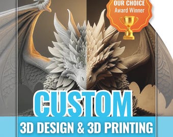 3D‑Design + Druck nach Maß | 3D‑Modellierung, Rendering, CAD | STL/OBJ/3MF | Individuelle 3D‑Datei & Pro‑Modeler