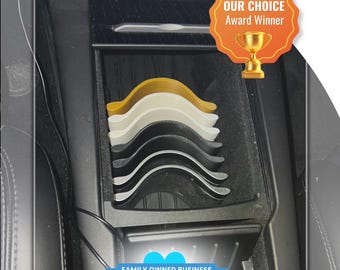 Tesla Model S und Tesla Model X - Organizer und Trennfach für Mittelkonsole - Anpassbar | 3D‑gedruckt