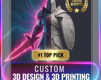 CUSTOM Model - Custom Designs, Custom STL File, 3D Designs & Printer Files, 3D Models, Print Files, 3D Models, 3D Printing Service, Sculptor