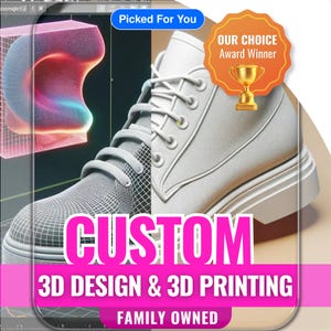 CUSTOM 3D Designer, Model Design + Print - 3D Designing, 3D Rendering, 3D Modeler & 3D Modeling Service, CAD, 3mf, stl, obj, Custom 3D Files