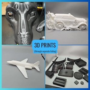 CUSTOM 3D Printed Projects, 3D Print Files Printing Service, 3D Printing, 3D Prints, 3D Print STL Files for 3D Printing, 3D Printed Toys. CUSTOM 3D Print Service, 3D Prints, 3D Printed, 3D Printing Service + Design. Custom 3D Printing & 3D Printer Service. FDM Prints SLA Prints. CUSTOM 3D Designer, Model Design + Print - 3D Designing, 3D Rendering, 3D Modeler & 3D Modeling Service, CAD, 3mf, stl, obj, Custom 3D Files. CUSTOM 3D Modeling Service + Print - 3D Designing, 3D Rendering, 3D Models, 3D