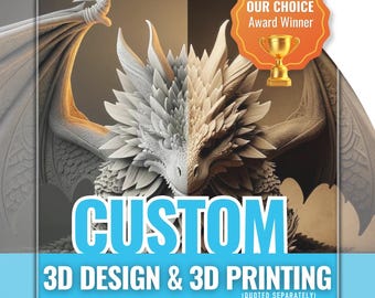CUSTOM 3D Design Model - 3D Designing, 3D Rendering, 3D Models, 3D Modeler & 3D Modeling Service, CAD, 3mf, stl, obj, Custom 3D File, 3D Art