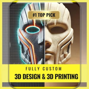 CUSTOM 3D Model Design + Print - 3D Designing, 3D Rendering, 3D Models, 3D Modeler & 3D Modeling Service, CAD, 3mf, stl, obj, Custom 3D File