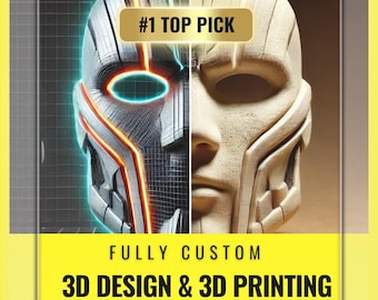CUSTOM 3D Model Design + Print - 3D Designing, 3D Rendering, 3D Models, 3D Modeler & 3D Modeling Service, CAD, 3mf, stl, obj, Custom 3D File