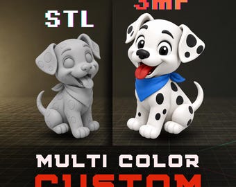 CUSTOM 3MF File Multicolor 3D Design, Full Color 3D Print File, Bambu AMS 3D Model Design, 3D Modeling Service, 3mf cad obj stl File