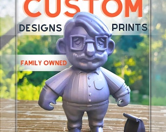 Custom 3D Resin Printing Service, Personalized Prints