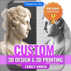 CUSTOM 3D Modeler - 3D Designing, 3D Rendering, 3D Models, 3D Model Design & 3D Modeling Service, CAD, 3mf, stl, obj, fbx, Custom STL File