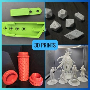 CUSTOM 3D Printed Projects, 3D Print Files Printing Service, 3D Printing, 3D Prints, 3D Print STL Files for 3D Printing, 3D Printed Toys. CUSTOM 3D Print Service, 3D Prints, 3D Printed, 3D Printing Service + Design. Custom 3D Printing & 3D Printer Service. FDM Prints SLA Prints. CUSTOM 3D Designer, Model Design + Print - 3D Designing, 3D Rendering, 3D Modeler & 3D Modeling Service, CAD, 3mf, stl, obj, Custom 3D Files. CUSTOM 3D Modeling Service + Print - 3D Designing, 3D Rendering, 3D Models, 3D