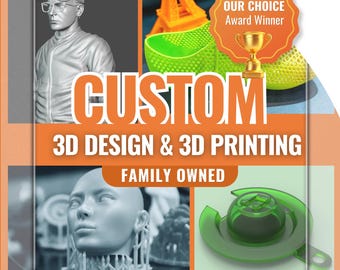 3D‑Modelle, Rendering + Druck | 3D‑Design, CAD | STL/OBJ/3MF | Hochwertige individuelle 3D‑Datei
