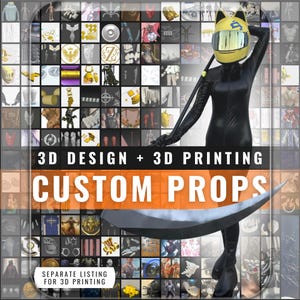 CUSTOM Cosplay Props - Cosplay 3D Design + Cosplay 3D Printing | Comic Con, MegaCon, Anime, LARP Prop | Cosplay 3D Models, Cosplay 3D Prints