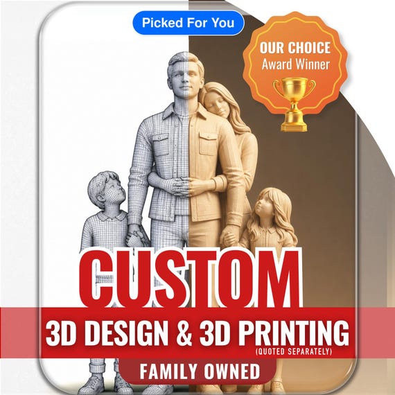 CUSTOM 3D Designing - 3D Design Service, 3D Rendering, 3D Models, 3D Modeler & 3D Modeling Service, CAD Model, 3mf, stl, obj, Custom 3D File
