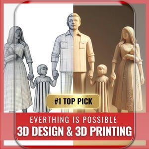 CUSTOM 3D Designing + Print - 3D Design Model, 3D Rendering, 3D Models, 3D Modeler & 3D Modeling Service, CAD, 3mf, stl, obj, Custom 3D File