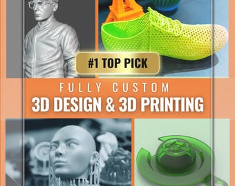 CUSTOM 3D Models Rendering + Print - 3D Designing, 3D Model Design, 3D Modeler & 3D Modeling Service, CAD, 3mf, stl, obj, Custom 3D File