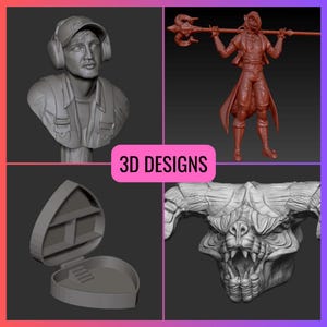 CUSTOM 3D Printed Projects, 3D Print Files Printing Service, 3D Printing, 3D Prints, 3D Print STL Files for 3D Printing, 3D Printed Toys. CUSTOM 3D Print Service, 3D Prints, 3D Printed, 3D Printing Service + Design. Custom 3D Printing & 3D Printer Service. FDM Prints SLA Prints. CUSTOM 3D Designer, Model Design + Print - 3D Designing, 3D Rendering, 3D Modeler & 3D Modeling Service, CAD, 3mf, stl, obj, Custom 3D Files. CUSTOM 3D Modeling Service + Print - 3D Designing, 3D Rendering, 3D Models, 3D