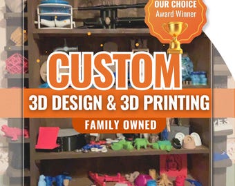 INDIVIDUELLER 3D Druckservice, 3D Prints. 3D Druck + Design. Drucker Service. FDM und SLA Drucke