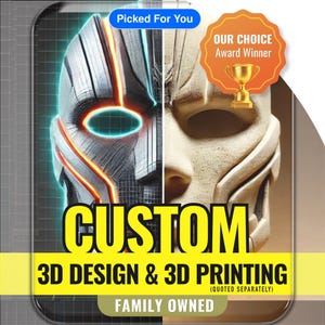 CUSTOM 3D Model Design Service - 3D Designing, 3D Rendering, 3D Models, 3D Modeler & 3D Modeling Service, CAD, 3mf, stl, obj, Custom 3D File