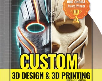 CUSTOM 3D Model Design Service - 3D Designing, 3D Rendering, 3D Models, 3D Modeler & 3D Modeling Service, CAD, 3mf, stl, obj, Custom 3D File
