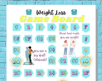 Weight Loss Game Board, Fun, Interactive