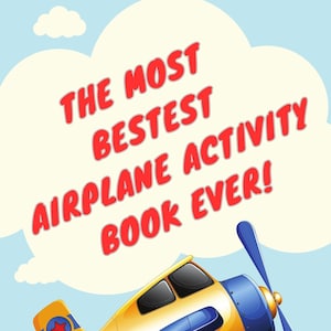Libro de actividades de aviones para niños