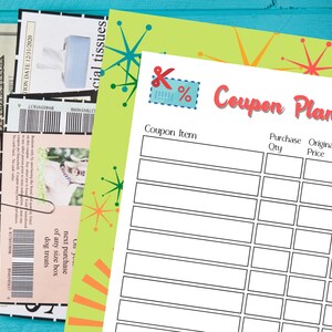 Registro de planejamento de cupons; Planejador de cupons de supermercado
