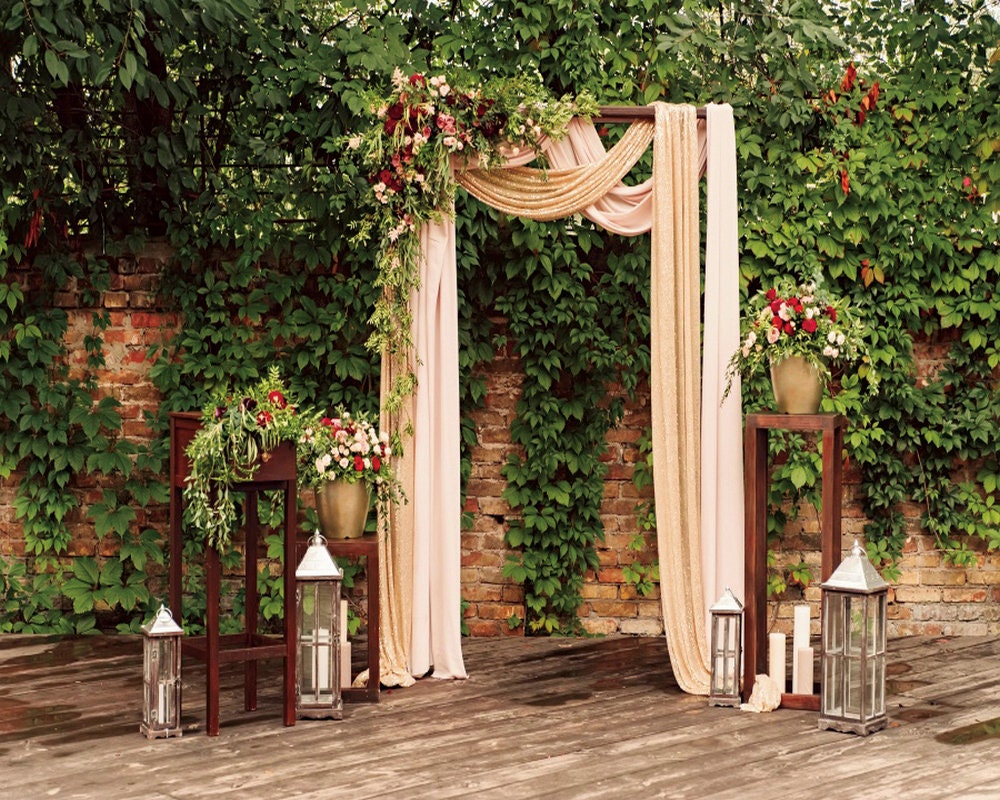 Outdoor Backdrop Meadow Flowers Backdrops for Wedding Etsy