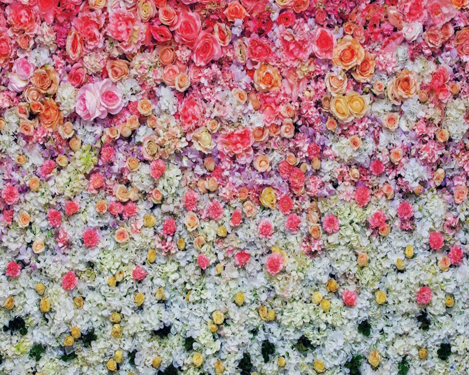 Pink Flower Wall Backdrop Floral Plant Backdrops Vinyl Etsy