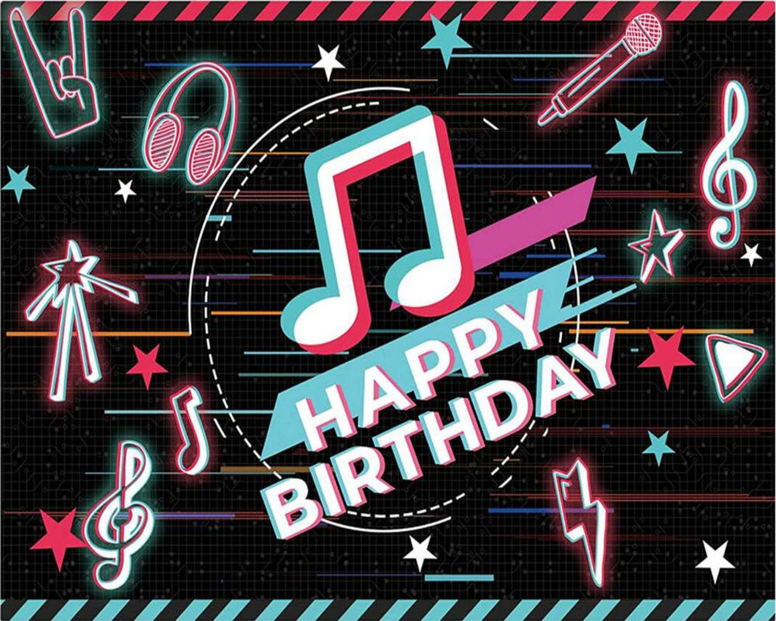Tik Tok Birthday Logo