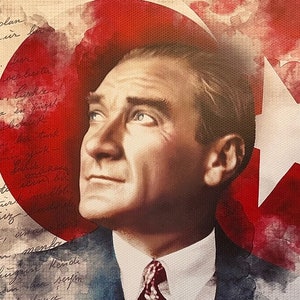 Mustafa Kemal Ataturk Poster (13&quot; x 19&quot;)