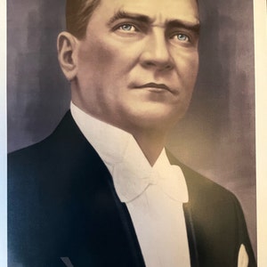 Mustafa Kemal Ataturk Poster (13&quot; x 19&quot;)